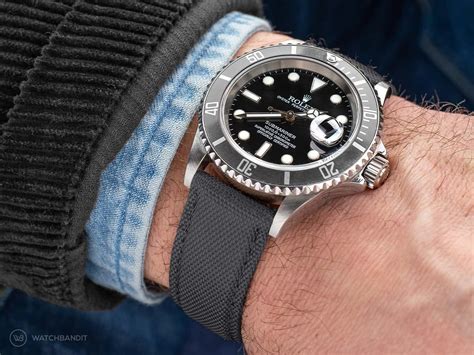 cinturino rolex cordura submariner|rolex submariner lug straps.